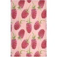 thumbnail image 2 of Dreamtimes Soft Absorbent Reusable Kitchen Towels, Set of 4|28x18 in, Raspberry Dining Kitchen Living Room Tea Towels Dish Towels Decorative Towels, 2 of 7