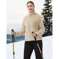 thumbnail image 5 of Pioneer Camp Women's Fleece Jacket Lightweight Full Zip Up Warm Soft, 5 of 6