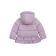 thumbnail image 2 of Rokka&Rolla Toddler Girls' Ruffle Winter Coat Fleece Lined Kids Jacket, 2 of 8