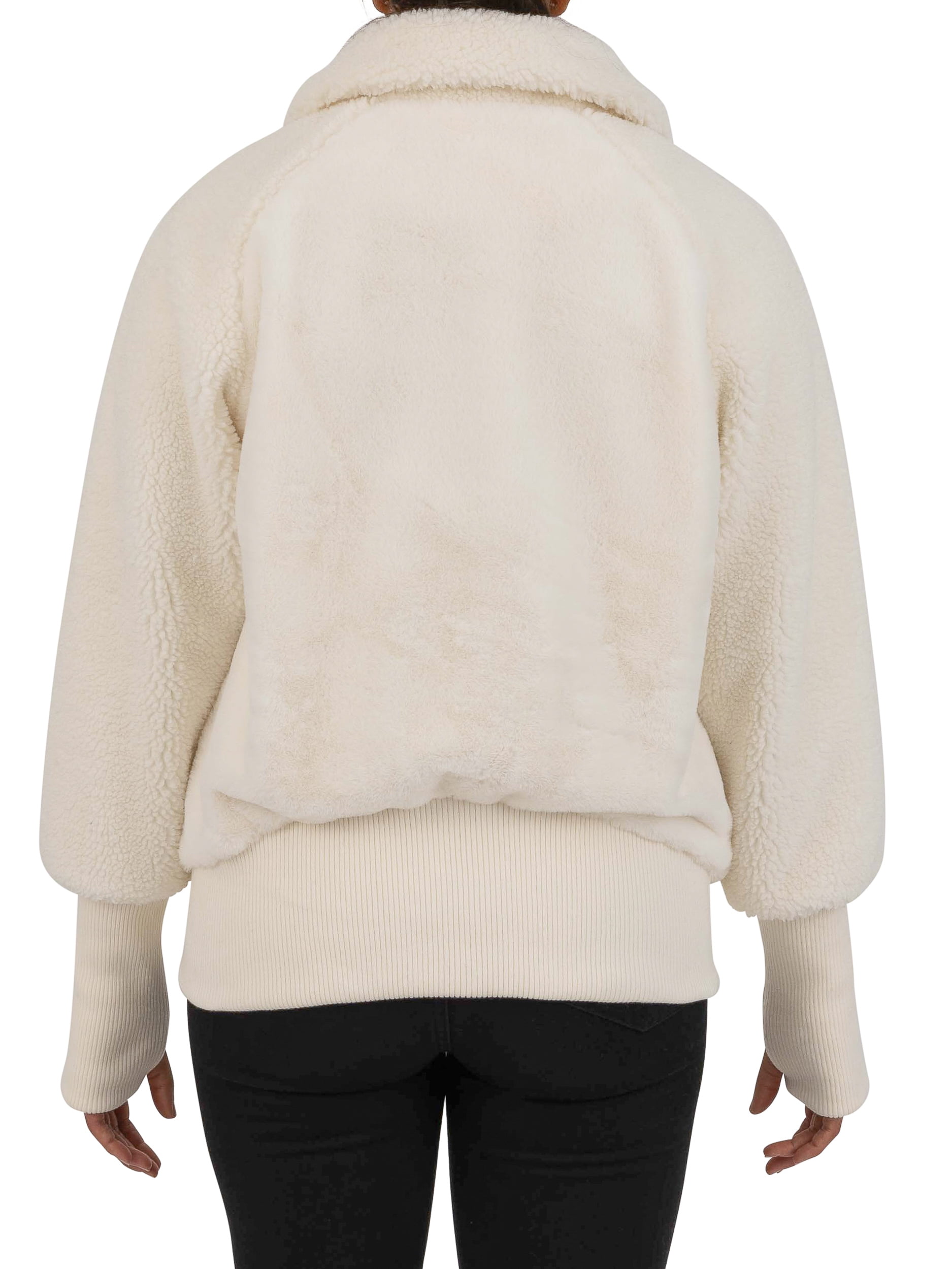 Cyn & Luca Women's Oversized Faux Fur Jacket