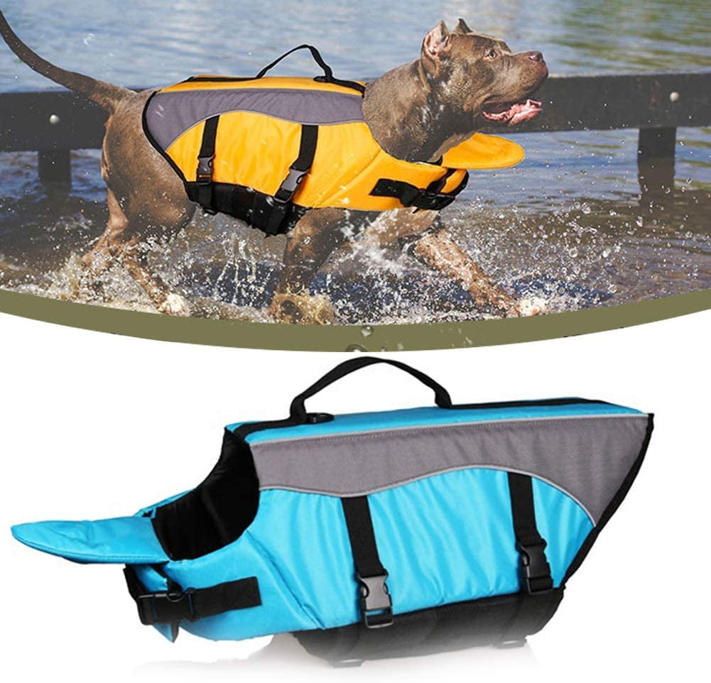 Canine Life Jacket Reflective Dog Life Jackets Ripstop Dog Life Jacket Dog Lifesaver With Strong