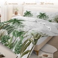 thumbnail image 5 of Sleepwish Tree Printed Comforter Set Twin 3Pcs Green Tropical Palm Trees Bedding Set, 5 of 7
