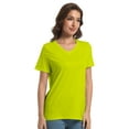 thumbnail image 5 of Women's Ultra-Soft V-Neck Short Sleeve Trendy Casual T-Shirt, 5 of 6