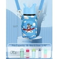 thumbnail image 2 of Water Bottle Carrier with Strap - Insulated Kids Water Bottle Holder for Boys Girls Bottle Bag for 10-18Oz, 2 of 6