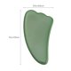 thumbnail image 4 of Herramienta de masaje Guasha de jade verde - Forma triangular para rostro, cuello y cuerpo - Incluye bolsa protectora y espuma - Relaja músculos y mejora circulación (10x5.5 cm), 4 of 6