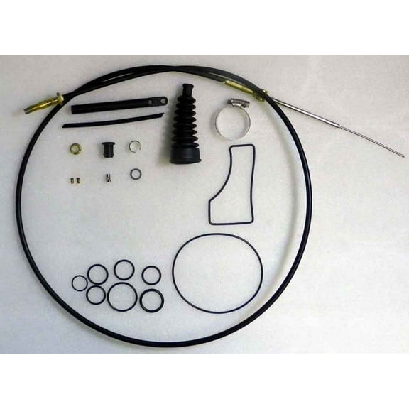 WSM MERCRUISER BRAVO SHIFT CABLE KIT W/ENDS BELLOWS & O RINGS 902-210, 815471T1