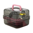 thumbnail image 3 of oshhni Hamster Cage with Water Bottle Breathable Carry Case for Gerbils Rats pink, 3 of 9