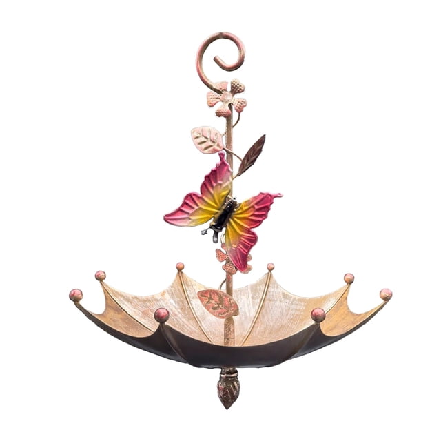 SIfdSeng Get it Fast Umbrella Shaped Bird Feeder Tray Hanging Bird Feeder Tray Bird Bath for Outdoors Umbrella Shaped Hummingbird Feeder for Bird Bath Garden Backyard
