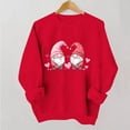 thumbnail image 2 of ZHYou Valentine Womens Tops Long Sleeve Valentine Day Printed Crewneck Loose Fit Casual Soft Fall Winter Sweatshirts,Red,Size S, 2 of 6