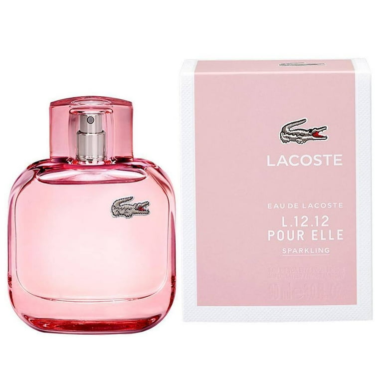 Lacoste Eau De Toilette Spray for Women, L.12.12 Sparkling, 3 oz