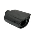thumbnail image 2 of Exhaust Tip 2.25" Inlet 5.50 X 3.00" High 7.00" Lg Double Wall Rolled Oval Split Resonated Black Stainless Steel WSR55007-225-BK-RS-SS Wesdon Exhaust Tip, 2 of 5