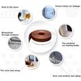 thumbnail image 4 of 6M roller shutter door long window removal silicone sealing strip, sealing strip, silicone self-adhesive roller shutter door, windproof, dustproof, soundproof, waterproof roller shutter door lower Xianwei Shao 9024719124605, 4 of 5