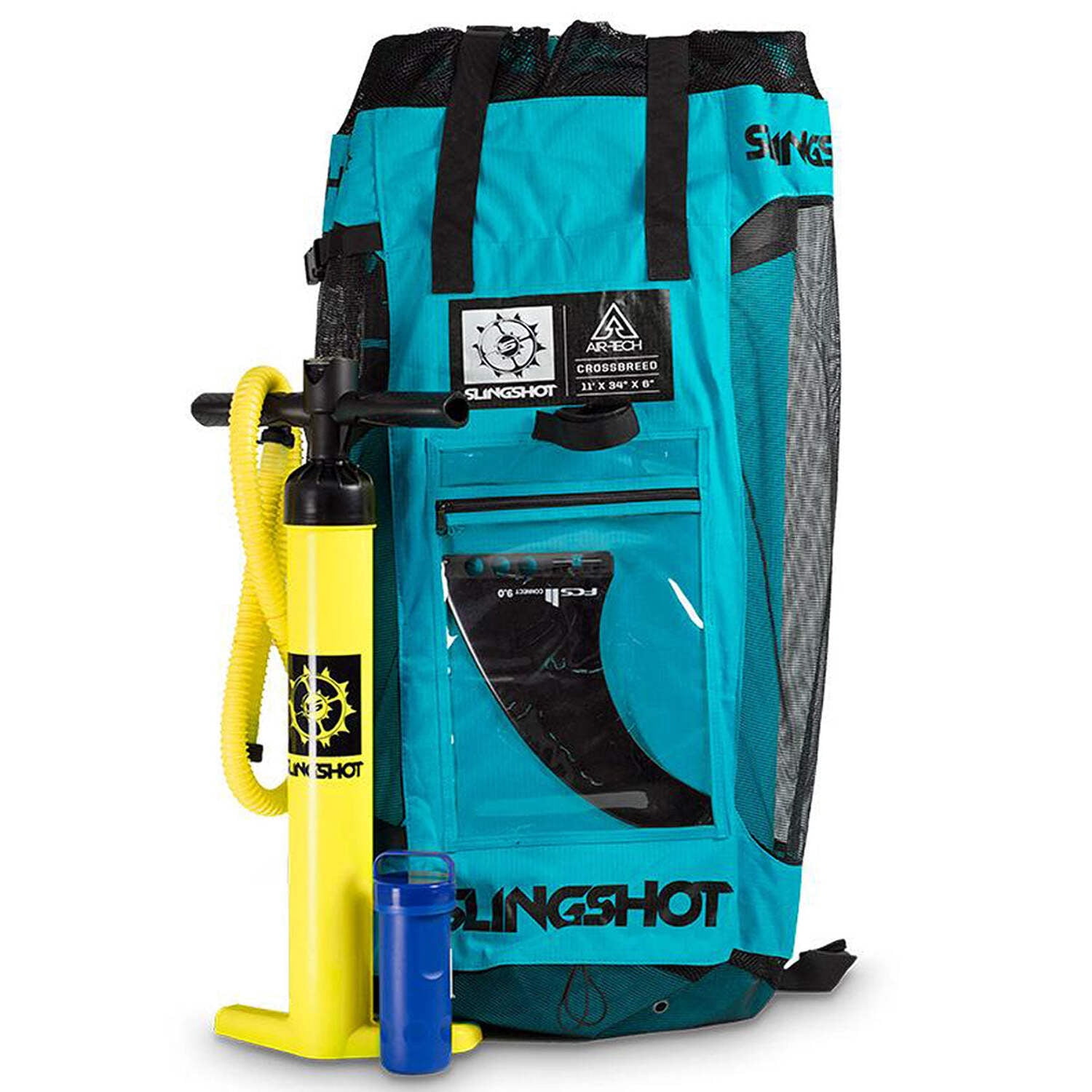 Slingshot Crossbreed Airtech 11' (Blue) Inflatable Stand-Up Paddle Board 2022