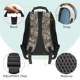 thumbnail image 4 of Uorisanigo 17 Inch Camo Deer Print School Backpack for Kids, Lightweight Durable Bookbag for Kindergarten and Elementary, Adjustable Straps and Side Water Bottle Pocket, 4 of 7