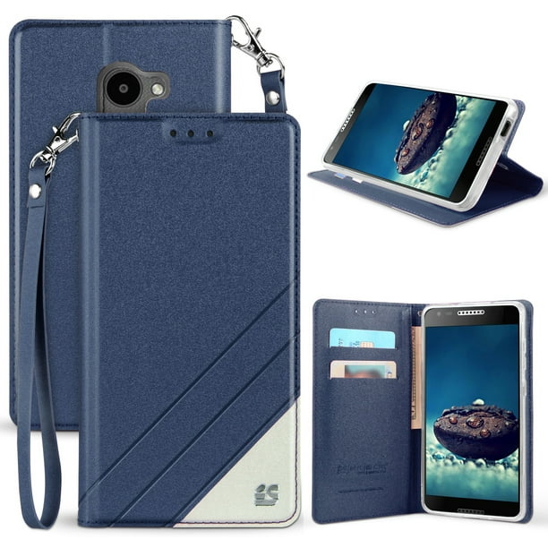 Alcatel A30 Fierce/Plus/Revvl Case, Infolio Wallet Credit Card Slot Cover, View Stand [with ...