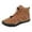 Khaki, variant on Men's Ankle Boots Winter Couples Fashion Lined On Lace Up Comfortable Warm Footwear Outdoor Daily Use Durable Lightweight Non Sole