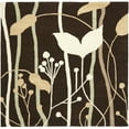 thumbnail image 6 of SAFAVIEH Soho Jordan Floral Wool Area Rug, Dark Brown/Multi, 6' x 6' Round, 6 of 9
