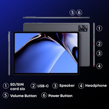 CHUWI Hipad XPro 10.5” Tablet – Android 12 – T616 Octa Core – 8GB RAM 128GB ROM – 4G LTE Unlocked