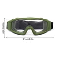 thumbnail image 2 of Gafas Deportivas ANGGREK Resistencia Al Impacto 3 Lentes Intercambiables, 2 of 8