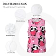 thumbnail image 6 of Easygdp Panda Heart Valentine Pink Men's Mesh Basketball Jersey Quick Drying Sleeveless Shirts Fitted Muscle Tank Tops Sport Round Neck T-Shirt - 3X-Large, 6 of 9