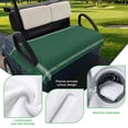 thumbnail image 5 of Golf Cart Seat Covers for 2 Seater, Pure Olive Green Soft Microfiber Cart Seat Towel Blanket, Simple Solid Color Absorbent Breathable Non Slip Bench Seats Protector for Golf Course 51"x31", 5 of 9