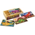 thumbnail image 1 of Rompecabezas de Dinosaurio Melissa & Doug con 12 piezas y Caja de Madera Portátil Infantil Melissa & Doug MD-9445, 1 of 2