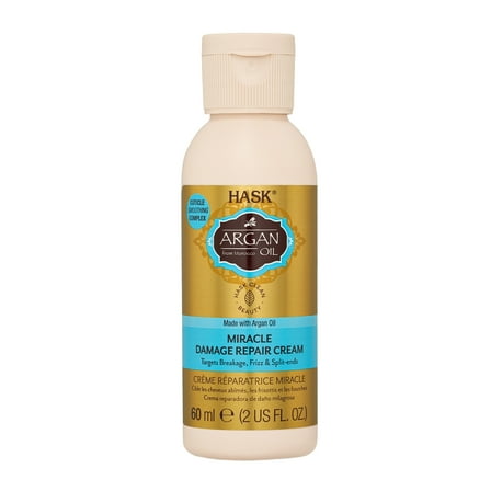HASK Argan Miracle Damage Sulfate-Free Repair Cream, 2 fl oz.