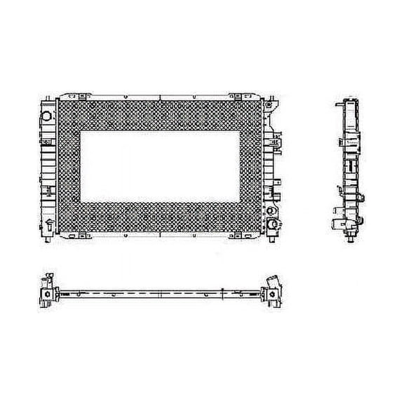 Radiator - Compatible with 2005 - 2008 Ford Escape 2006 2007