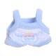 thumbnail image 1 of Mono de muñeca perfecl disfraz DIY ropa encantadora hecha a mano para muñecas de 17 cm azul, 1 of 8