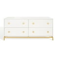 thumbnail image 2 of SAFAVIEH Couture Claudette Modern 4-Drawer Dresser, White/Gold, 2 of 16