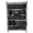 Black, variant on Majestic Ally Nylon Heavy Duty Tack Grooming organizer bag, Trailer door organizing Bag, Equine accessories organizer