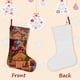 thumbnail image 3 of Stardew Valley Tema: Calcetines de Navidad, fino lino blanco para colgar en escaleras y chimenea, decoración navideña para el hogar, regalo de Navidad. 45cm × 32cm, 3 of 5