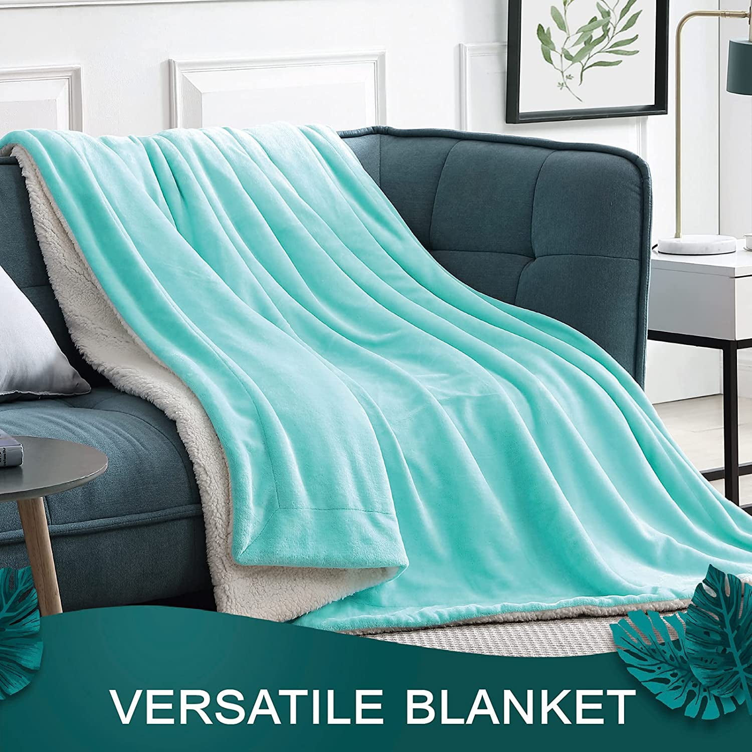 Mainstays extra plush lightweight sherpa throw blanket 50 inch x 60 inch hotsell