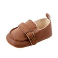 thumbnail image 3 of nvzhuang Baby Daily Unisex Shoes, Solid Color Anti-Slip Newborn Soft Sole Home Elastic Shoes for Toddlers, First Walker, 0-18 Months, 3 of 6
