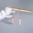 thumbnail image 5 of 925 Sterling Silver Bar Drop Earrings for Women Teens Minimalist Bar Dangle Earrings Drop, 5 of 10