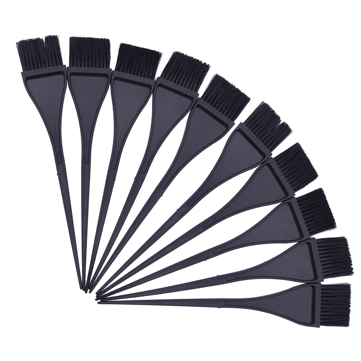 10PCS Professional Hair Tint Brush Hair Dye Applicator Dye Brush (Black