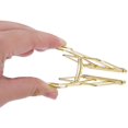 thumbnail image 3 of 20 Pieces Gold Premium Wire Binder Clips, Assorted Sizes Stainless Steel Office Clips (10 Medium + 10 Small), Gold, 3 of 4