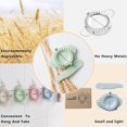 thumbnail image 1 of Dumpling Maker 2 Packs Set - Dumpling Press/Natural Wheat Straw Empanada Press/Pie Ravioli Dumpling Wrappers Dough Mold, Dumpling Mold Pastry Tools Kitchen Accessories BPA Free, 1 of 4