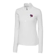 thumbnail image 2 of Women's Cutter & Buck  White Buffalo Bisons Traverse DryTec Stretch Quarter-Zip Pullover Top, 2 of 3