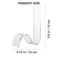 thumbnail image 2 of IBASETOY 2Pcs Acrylic Display Rack High Heels Mall Display Stand Transparent 15.0X12.0X4.0in, 2 of 8