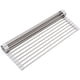 thumbnail image 1 of Escurridor de platos plegable, escurridor de platos de tira sólida cuadrada de acero envuelto en silicona multifuncional, escurridor de cocina para fregadero grande Vhermosa LRWJ099-2, 1 of 4