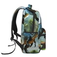 thumbnail image 4 of KLL Lake Forest Dinosaur A Print Casual Backpack for Men Women,Travel Casual Backpack Outdoor Activities Bag Daypack for Travel Hiking Shopping Daily, 4 of 5