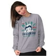 thumbnail image 3 of Retro Betty Boop Maine State Outline Women Crewneck Sweatshirt Brisco Brands L, 3 of 6