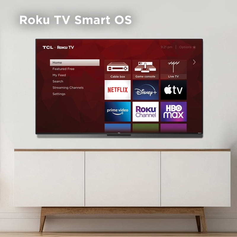TCL 85” Class S4 (85S410R) 4K UHD HDR LED Smart TV with Roku TV gallery view