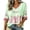 Green #72, variant on DORKASM Breast Cancer Shirts for Women V Neck Breast Cancer Awareness Shirt 3/4 Sleeve Gifts Trendy Cancer Survivor Tops Hope Love Wings Lounge Tshirt Purple M