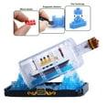 thumbnail image 6 of HI-REEKE Ship Micro Mini Building Block Set Boat in a Bottle Building Toy Display for Kid White, 6 of 7