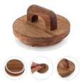 thumbnail image 3 of ColoMX Tapas herméticas de madera para tarros con sello de silicona: tapas de vidrio de boca ancha de 7,6 x 7,6 cm con asa, a prueba de fugas, reutilizables, para enlatar., 3 of 7