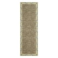 thumbnail image 3 of GlowSol 2'x6' Modern Floral Bordered Runner Rug Washable Non-Slip Bedroom Runner Rug Soft Hallway Runner Rugs for Laundry Room, Dark Camel/Beige, 3 of 8