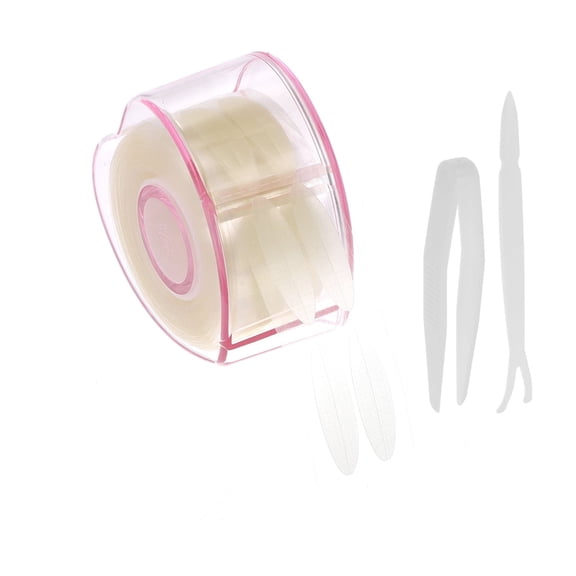 Unique Bargains 1 Set Breathable Love Shape Double Eyelid Tape for Dating Shopping Large Skin Color Synthetic Fiber Large