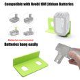 5Pack Battery Holder for Ry*obi 18V Battery, 2-Slot Wall Mount Storage ...
